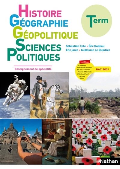 Histoire-Géographie-Géopolitique - Sciences Politiques (HGGSP) Terminale - 2020 - Enseignement de spécialité