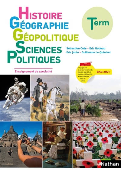 Histoire-Géographie-Géopolitique - Sciences Politiques (HGGSP) Terminale - 2020 - Enseignement de spécialité