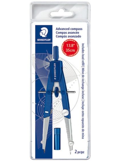 Staedtler - Compas à ressort et mine dans un étui en plastique