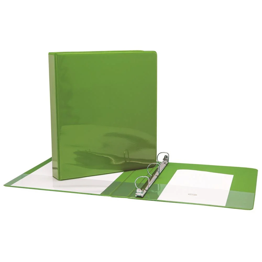 Classeur 3 anneaux rigide – 1.5 pouces Géo – Vert pâle