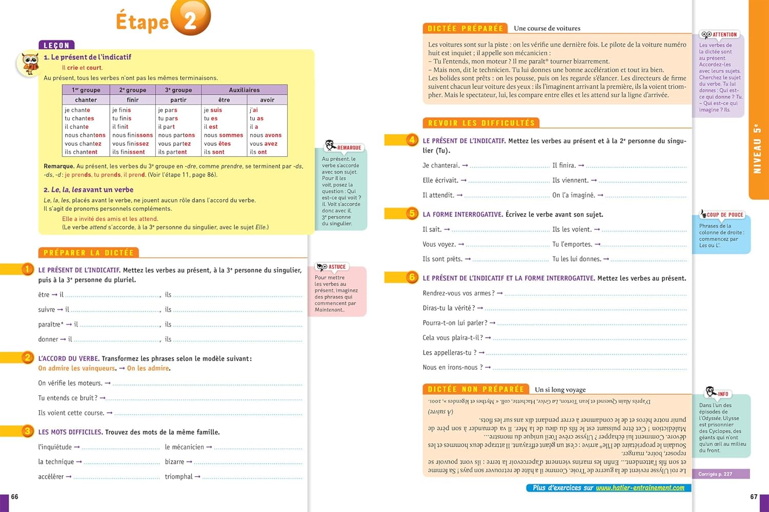 Chouette : Toutes les dictées du collège, 6e/5e/4e/3e – Image 3