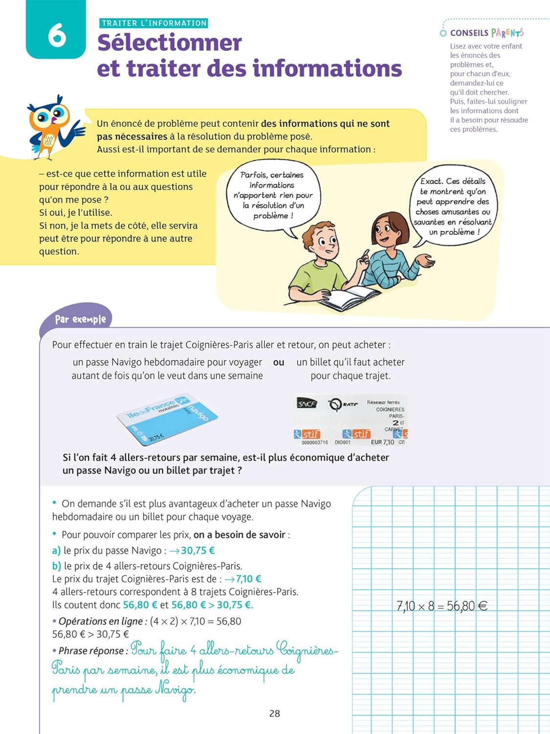 Chouette : Résolution de problèmes CM2 - Cahier de soutien nouveau programme – Image 4