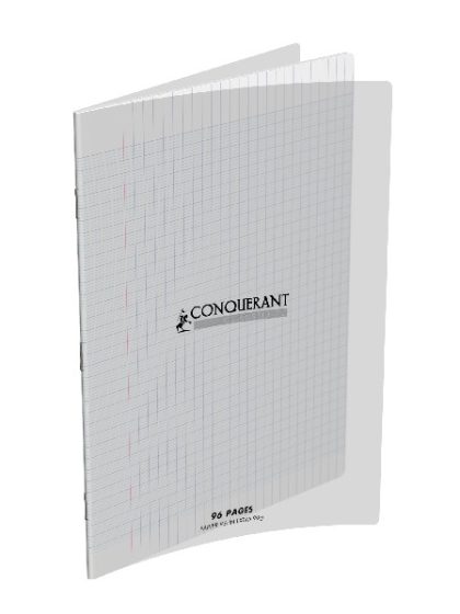 Cahier polypro 240x320 90g/m² Seyès, 96 pages  - Incolore