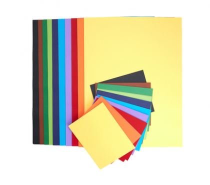 Paquet de 100 feuilles cartonnées 180g Donvale - Couleurs 8.5 x 11 po (3102001)