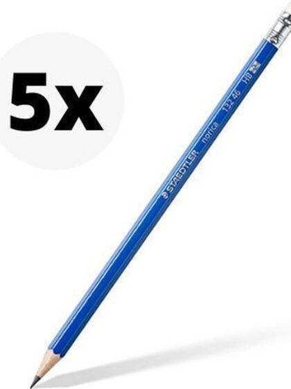 Ensemble de 5 crayons à mine HB Staedtler