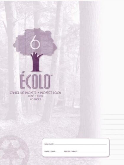 Cahier de projets Écolo #6