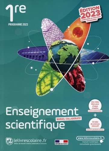 Enseignement scientifique 1re, edition 2023