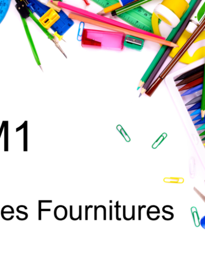 Ensemble de petites fournitures scolaires CM1