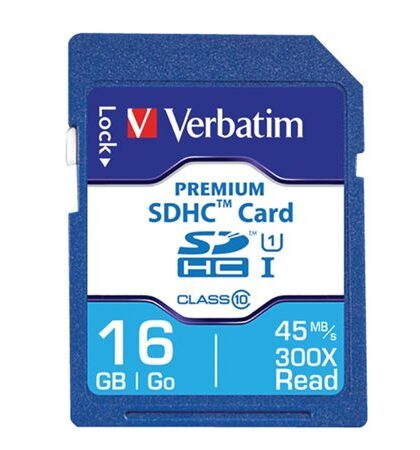 Carte SD 16Go, classe 10