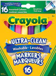 Boîte de 16 crayons feutres gros "Crayola" (567916)
