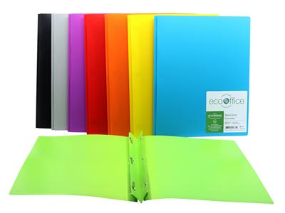 Duo tang attaches plastifiés, couleurs assorties