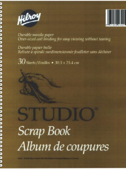 Scrapbook à ressort 30.5x25.4cm "Hilroy" 26421