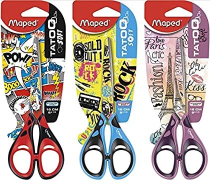 Paire de ciseaux Sensoft 16cm Maped "Deep sea"