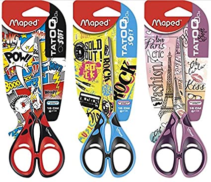 Paire de ciseaux Sensoft 16cm Maped "Deep sea"
