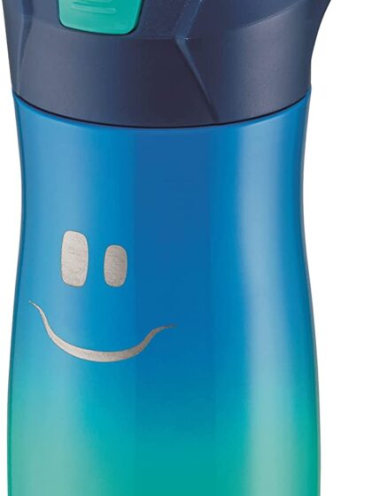 Gourde en aluminium bleu