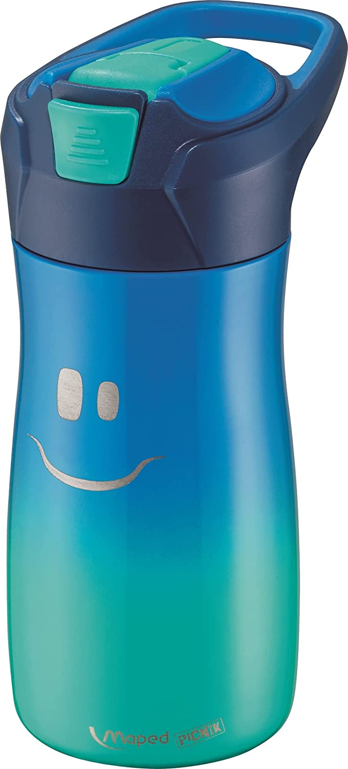 Gourde en aluminium bleu