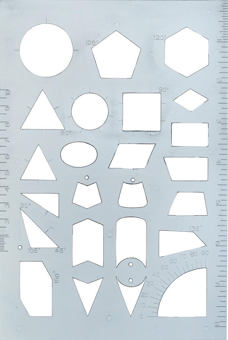 Normographe / Gabarit géométrique