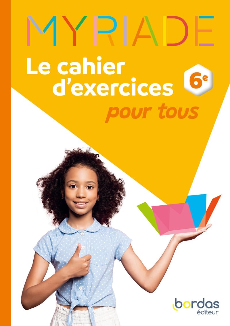 Myriade 6e - Le cahier d'exercices pour tous