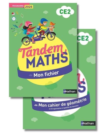 Tandem - Fichier de l'élève + Cahier de géométrie CE2