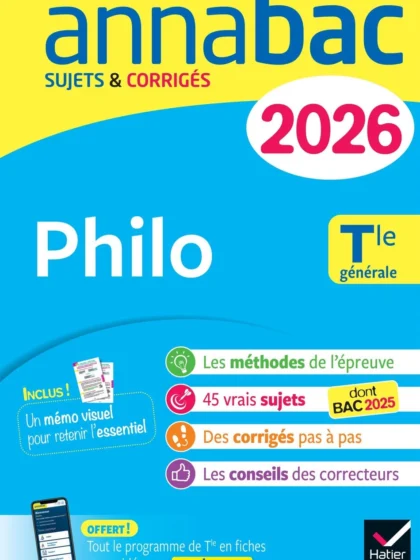 Annabac : Philo, Tle générale 2026