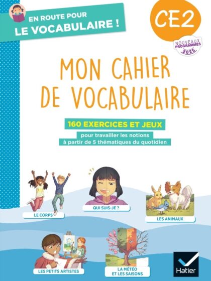 En route pour le vocabulaire !: CE2 - Cahier élève (Ed. 2025)